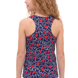 Girls' Soft Solid Cotton Blend Racerback Tank Top