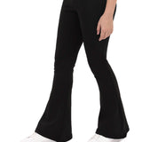Girls Flare Leggings Dance Bottoms High Waisted Bootcut Yoga Pants