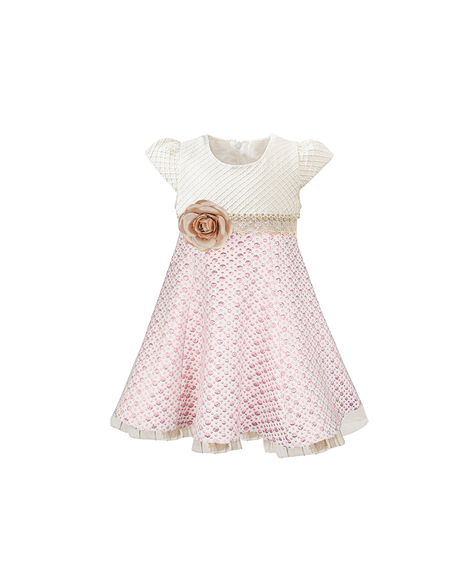 Girls Polka Dot Lace Tulle Dress