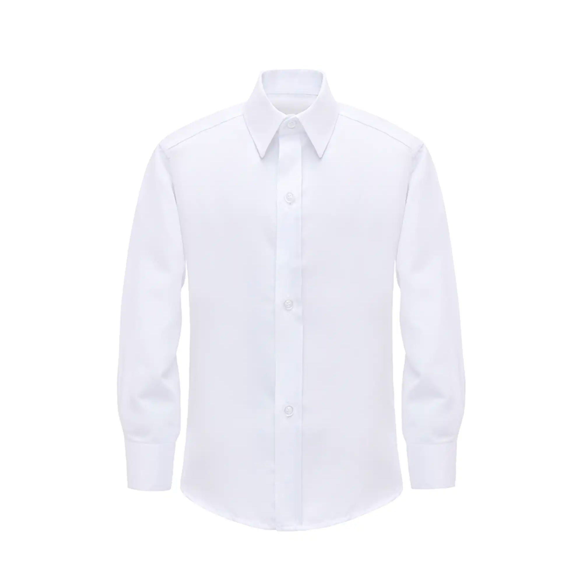 Boys' Button Down Shirt Solid Long Sleeve Dress Shirt