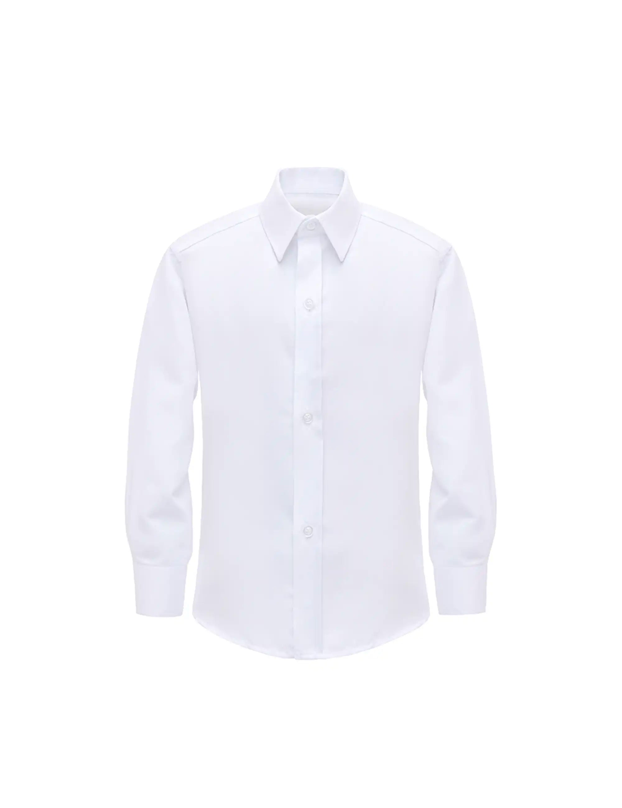 Boys' Button Down Shirt Solid Long Sleeve Dress Shirt