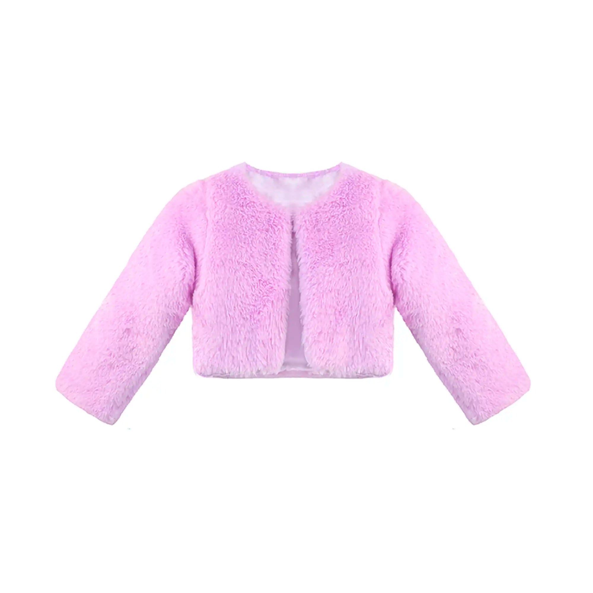 Girls' Bolero Cozy Faux Fur Jacket Shrug