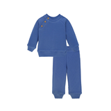 Baby Ribbed Side-Buttoned Sweater Set