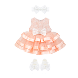 Baby Embellished Lace Detailed Tulle Gown Set