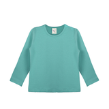 Baby Cotton Long Sleeve Basic Crewneck T-Shirt