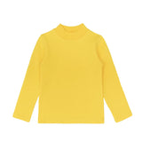 Toddler Cotton Long Sleeve Basic Mock-Neck T-Shirt
