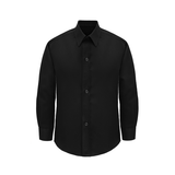 Lilax Boys' Button Down Shirt Solid Long Sleeve Dress Shirt