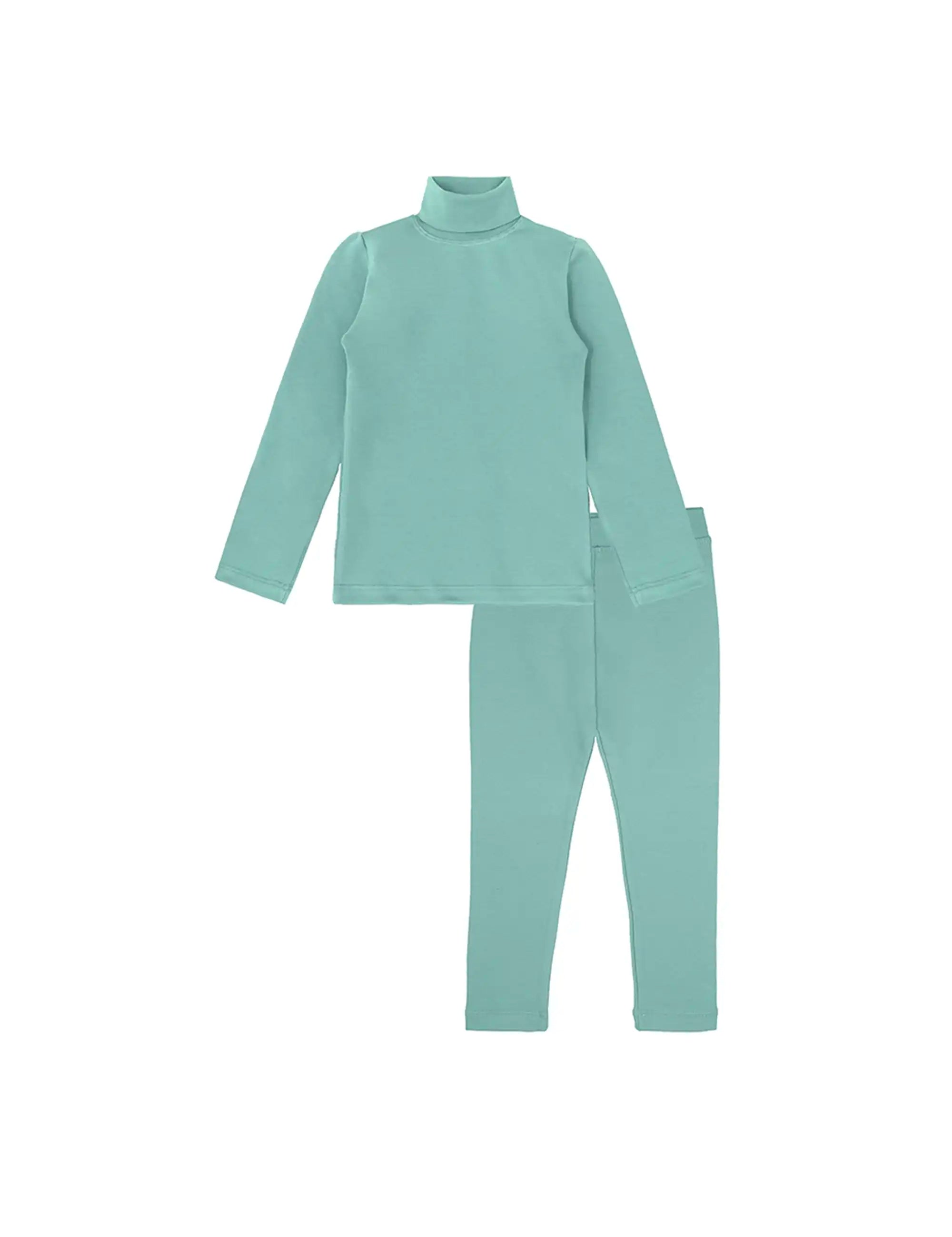 Girls' Long Sleeve Turtleneck Shirt and Leggings, Big & Toddler Girls' Clothings