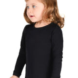 Baby Girls' Basic Long Sleeve Round Neck T-Shirt