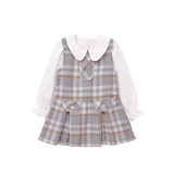 Toddler Girls' Dresses, Long Sleeve Fashion Dress Plaid