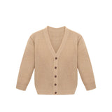 Boys Classic Knit V-Neck Cardigan Sweater