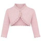 Baby Knit Button Detailed Bolero Cardigan