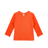 Baby Cotton Long Sleeve Basic Crewneck T-Shirt