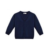 V-Neck Cardigan Sweater for Boys - Featuring Button Closure, Toddler to Youth