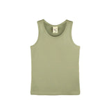 Girls' Soft Solid Cotton Blend Racerback Tank Top / 8 to 10 Years