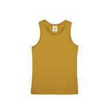 Girls' Soft Solid Cotton Blend Racerback Tank Top / 8 to 10 Years