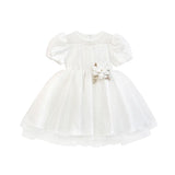 Toddler Sparkly Tulle Flower Detailed Party Dress