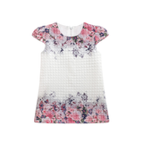 Little Girls Floral Dress, Toddler Short Sleeve Summer Dress