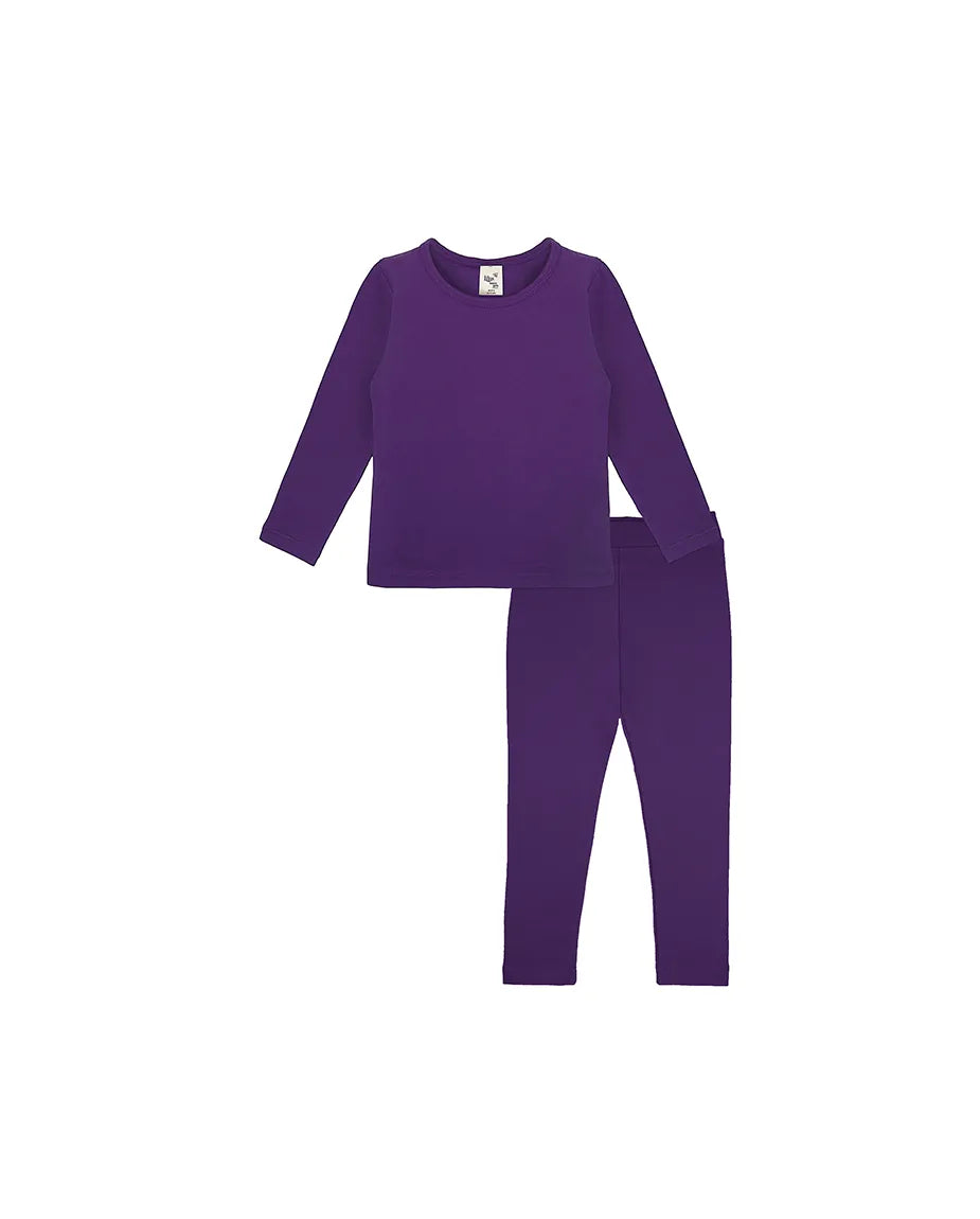 Big Girls Cotton Crewneck Basic T-Shirt & Leggings Set