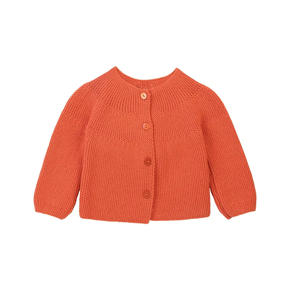 Baby Cotton Blend Chunky Knit Cardigan