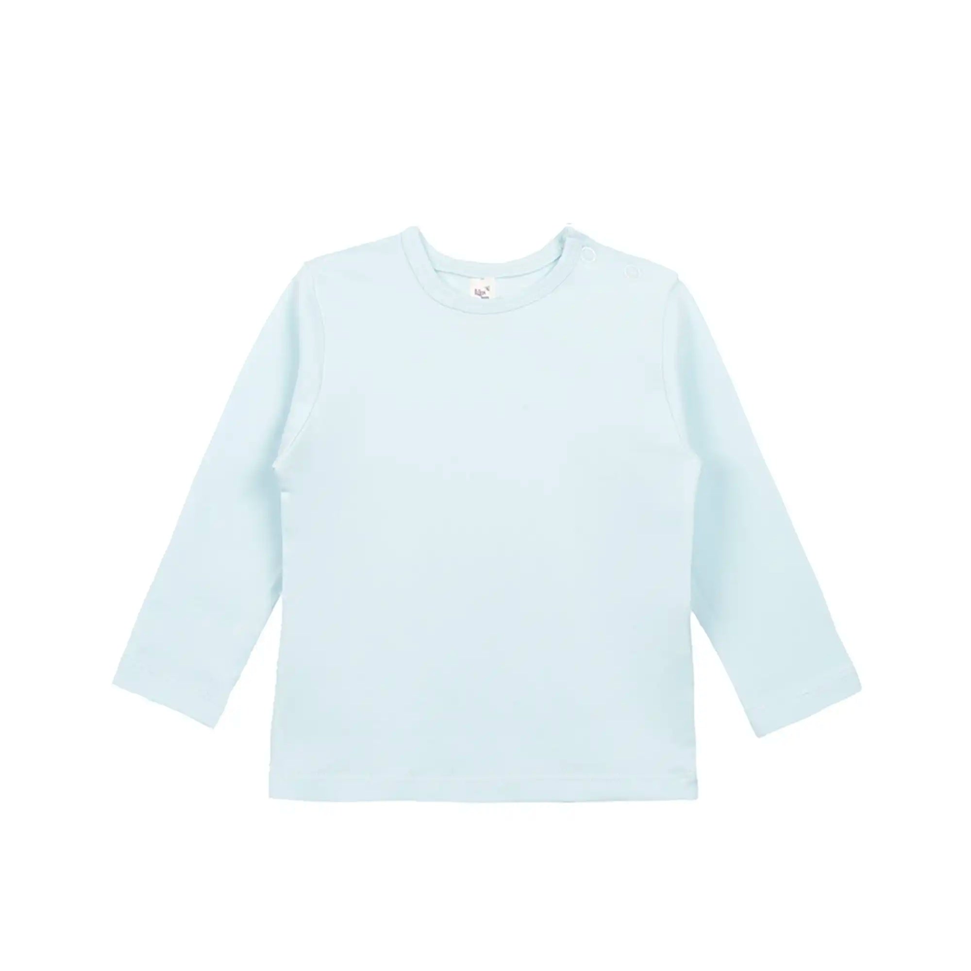 Baby Girls' Basic Long Sleeve Round Neck T-Shirt