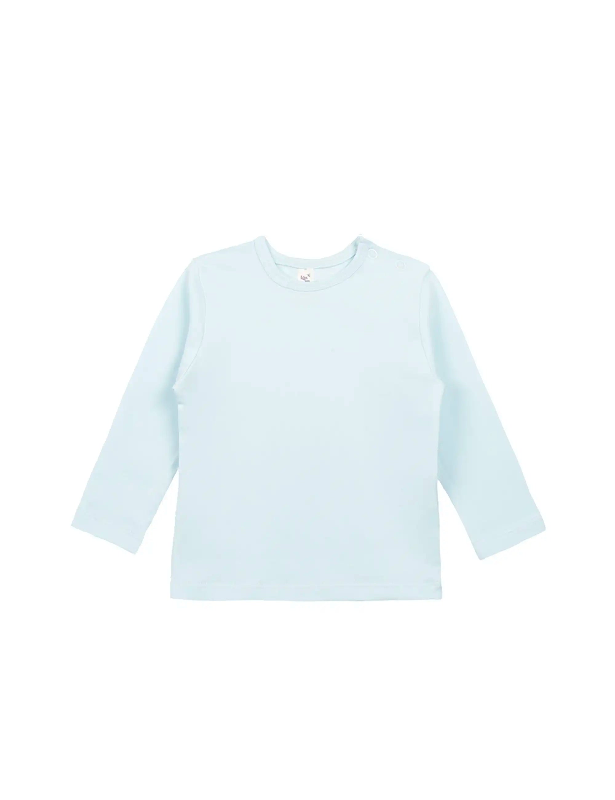 Baby Girls' Basic Long Sleeve Round Neck T-Shirt