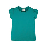 Baby Girls' Basic T-Shirt Short Sleeve Crewneck Tee