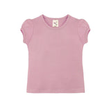 Baby Girls' Basic T-Shirt Short Sleeve Crewneck Tee