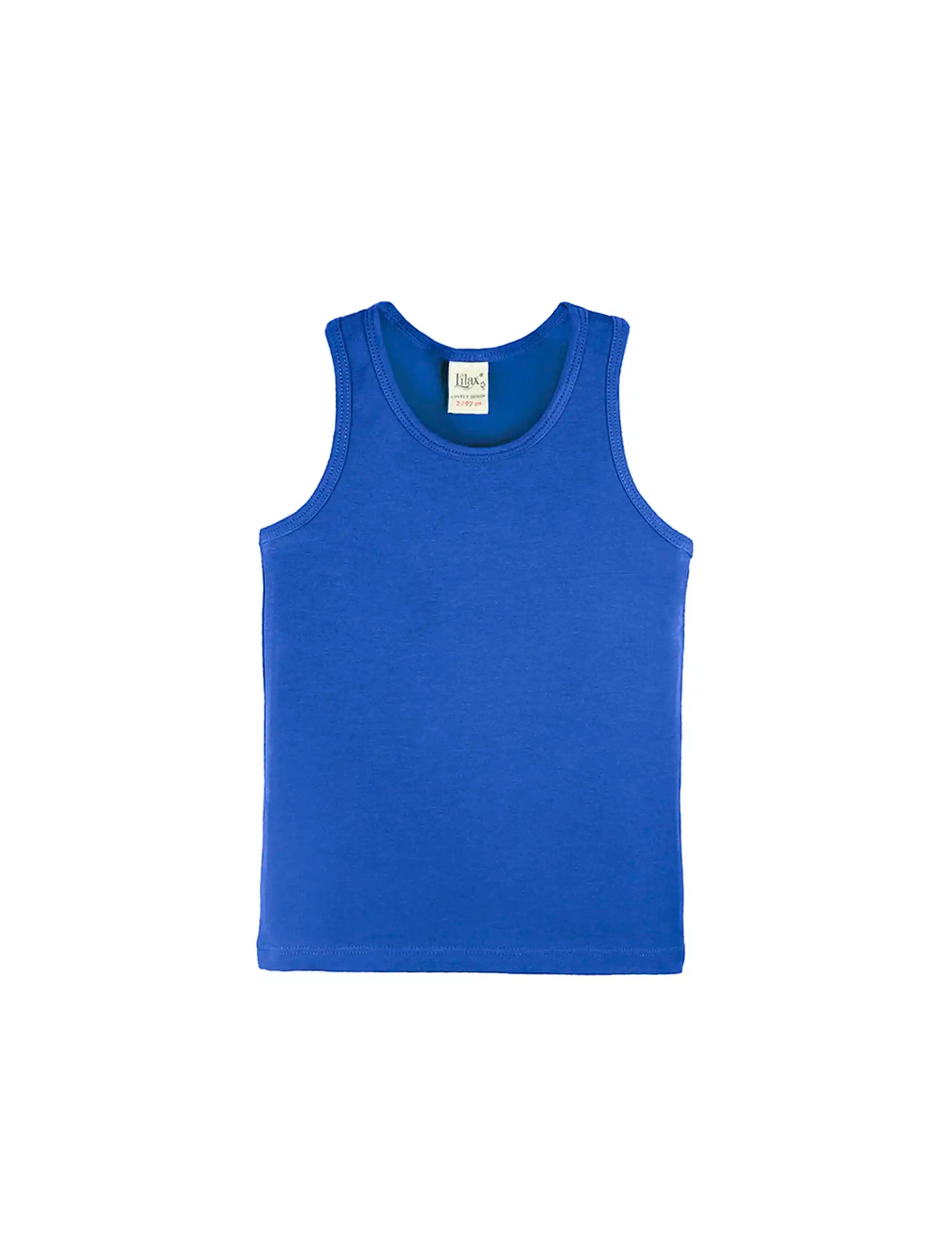 Girls' Soft Solid Cotton Blend Racerback Tank Top
