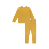 Toddler Cotton Basic Crewneck Solid T-Shirt & Leggings Set