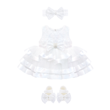 Baby Embellished Lace Detailed Tulle Gown Set
