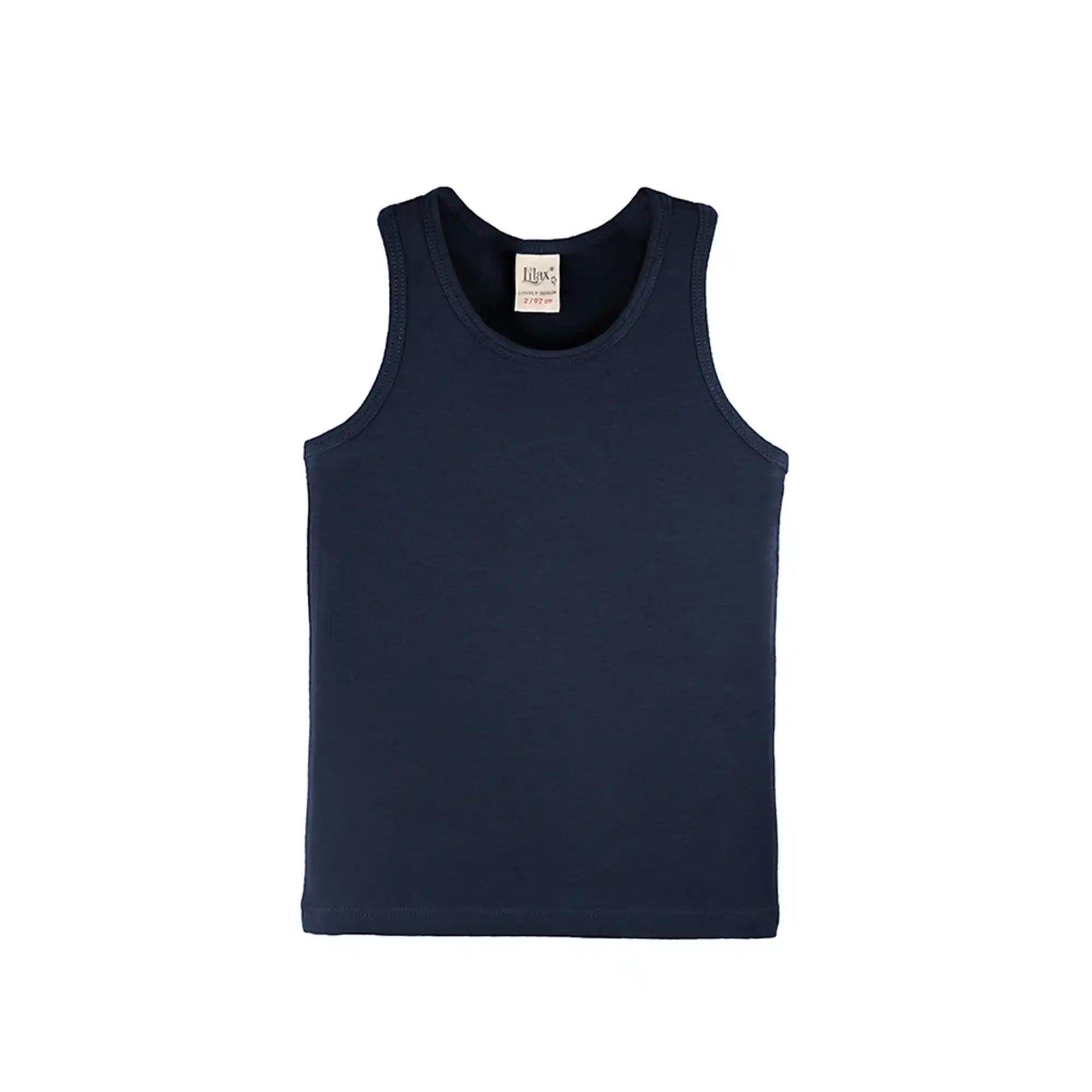 Girls' Soft Solid Cotton Blend Racerback Tank Top