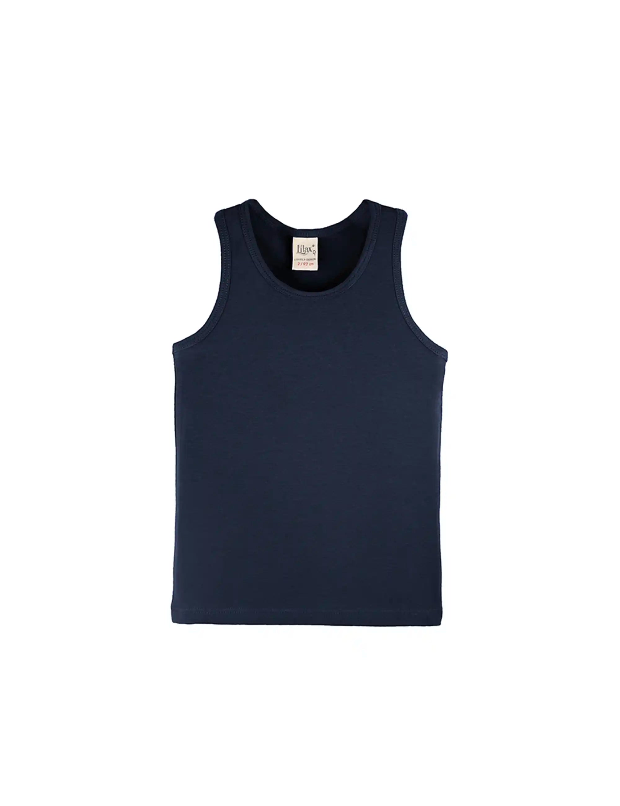 Girls' Soft Solid Cotton Blend Racerback Tank Top
