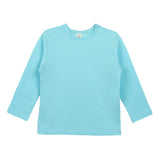 Baby Girls' Basic Long Sleeve Round Neck T-Shirt