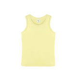 Girls' Soft Solid Cotton Blend Racerback Tank Top