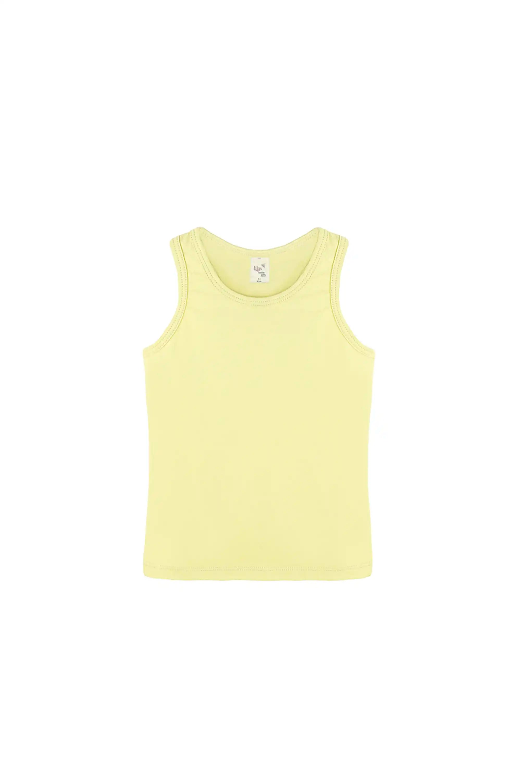 Girls' Soft Solid Cotton Blend Racerback Tank Top