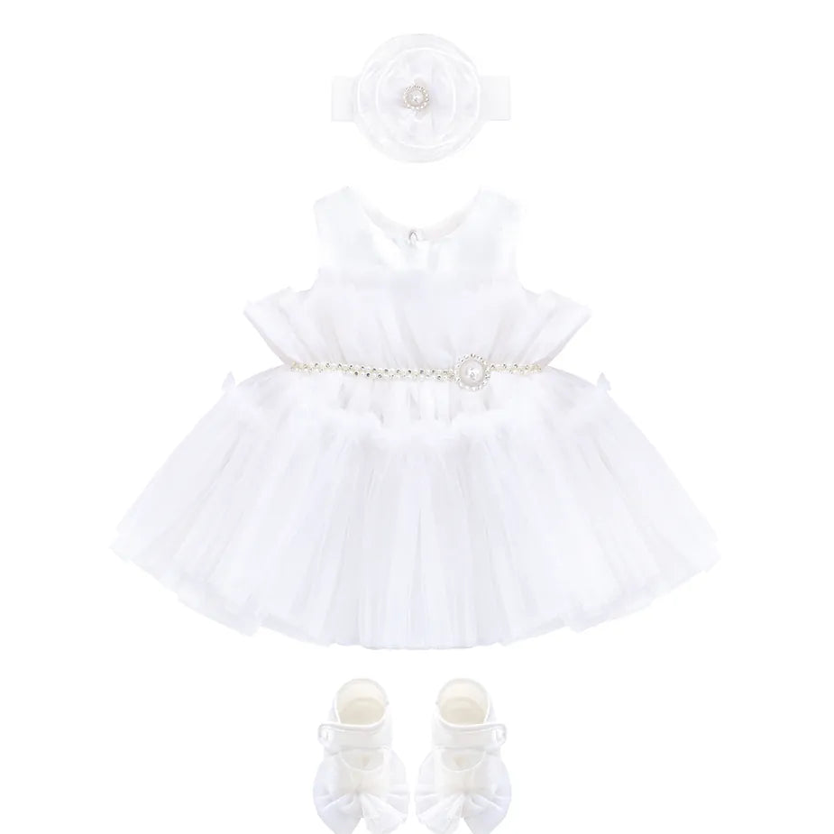 Baby Embellished Tulle Tutu Outfit Set