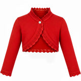Baby Knit Button Detailed Bolero Cardigan