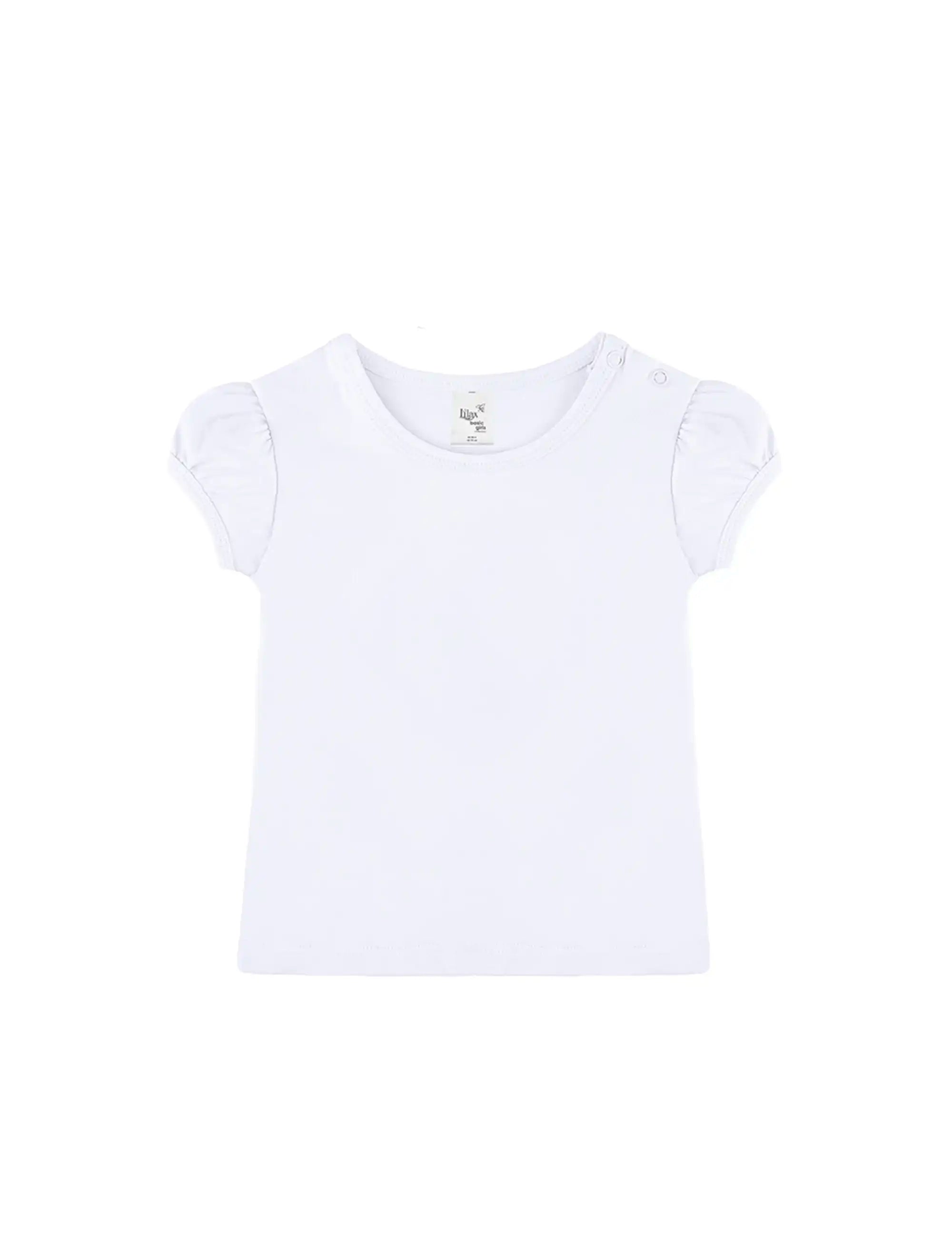 Baby Girls' Basic T-Shirt Short Sleeve Crewneck Tee