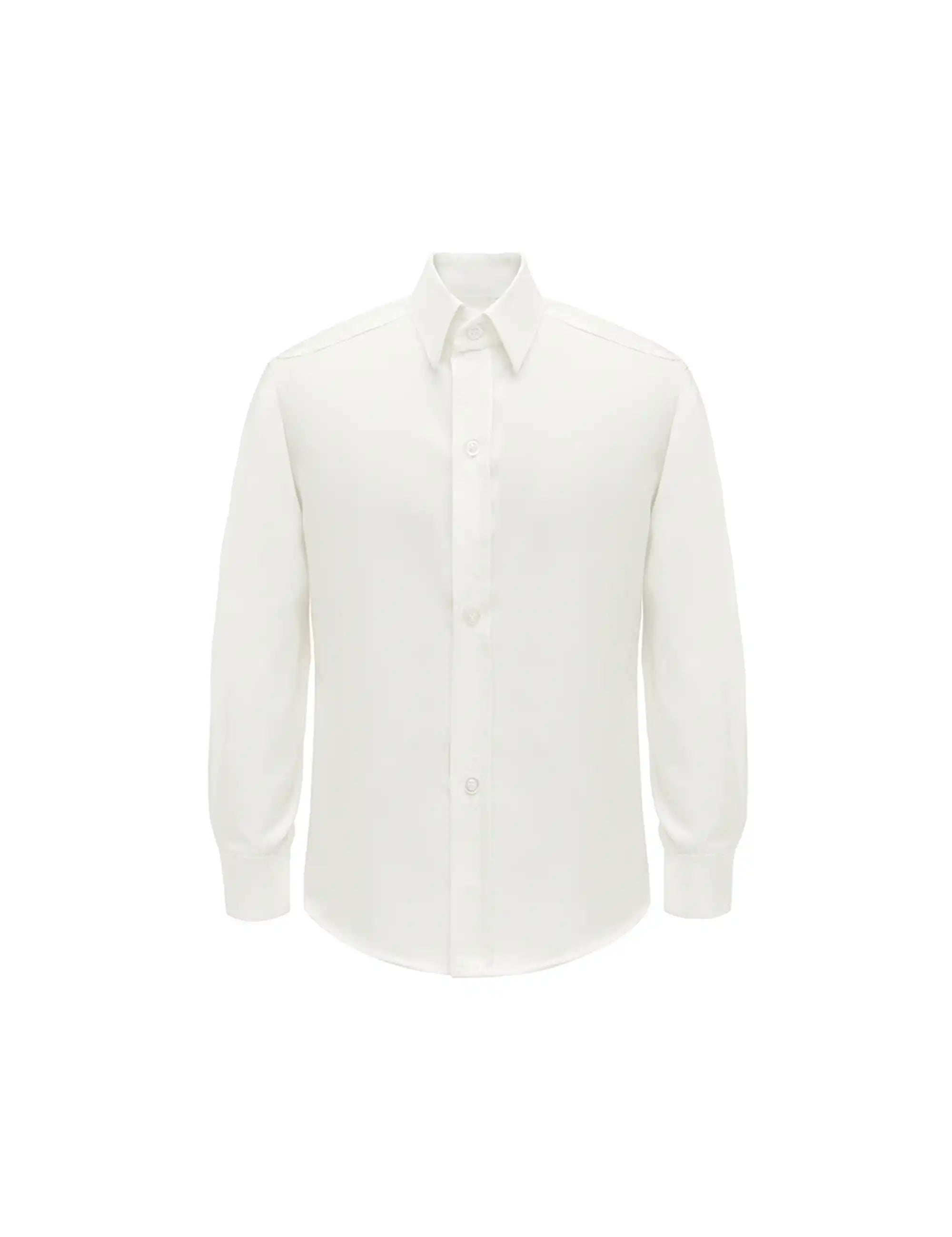 Boys' Button Down Shirt Solid Long Sleeve Dress Shirt