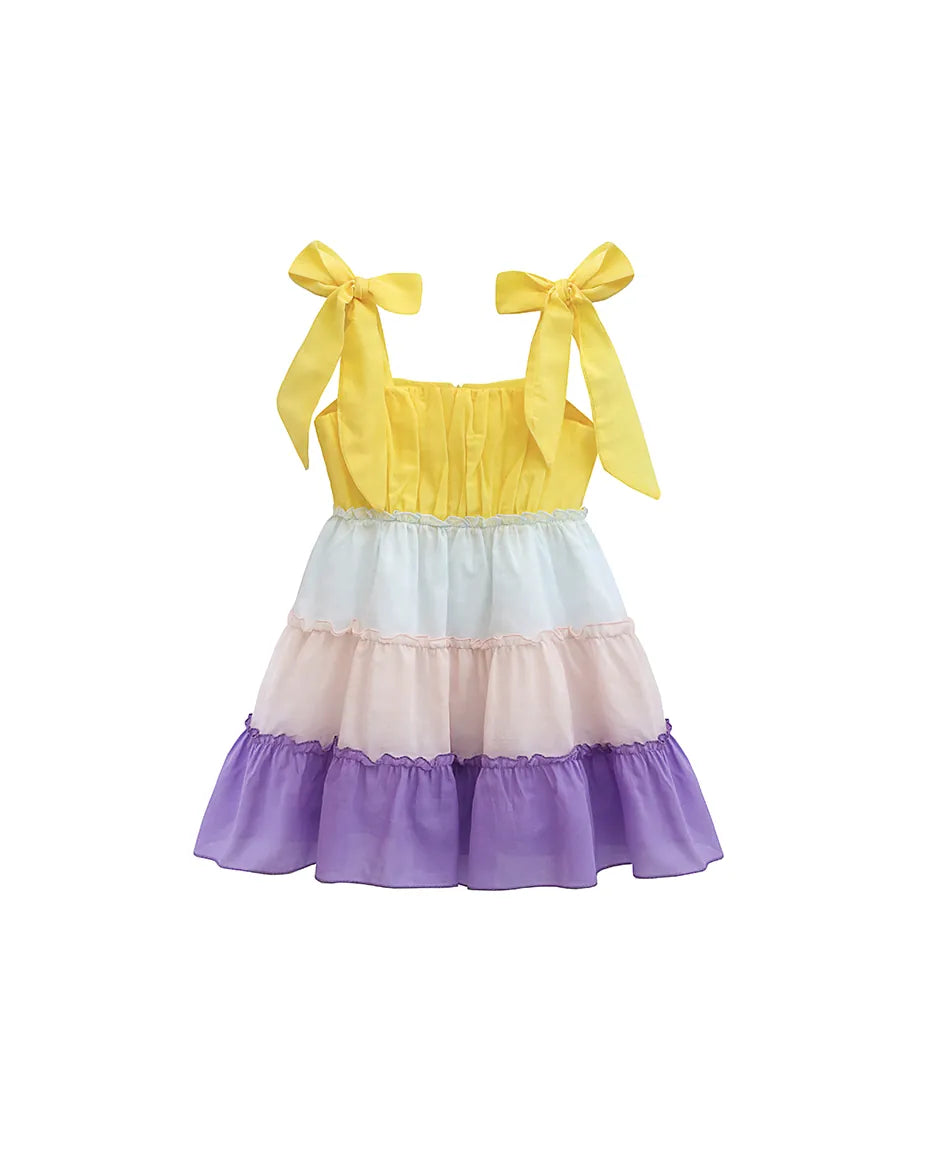 Toddler Cotton Layered Summer Dress