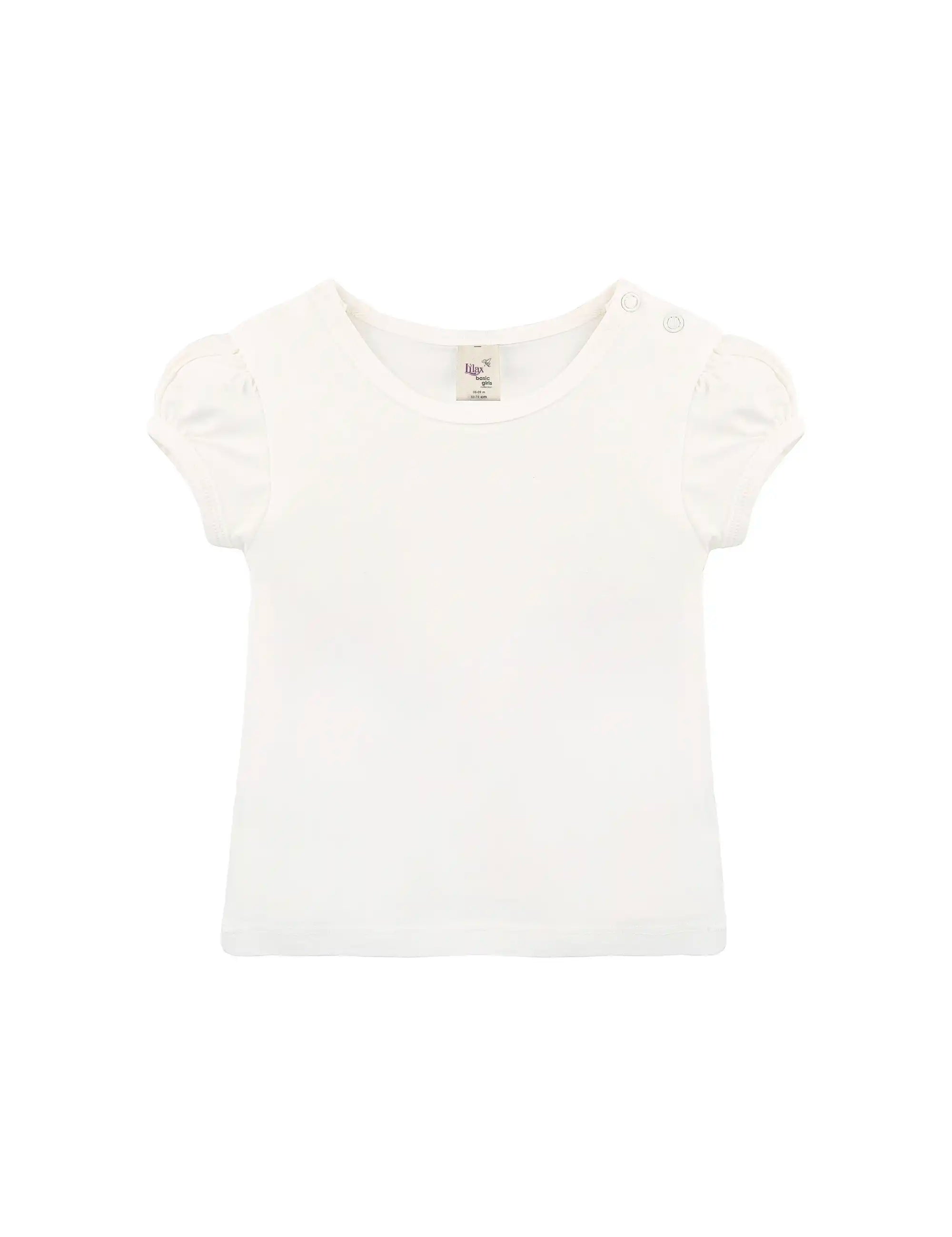 Baby Girls' Basic T-Shirt Short Sleeve Crewneck Tee