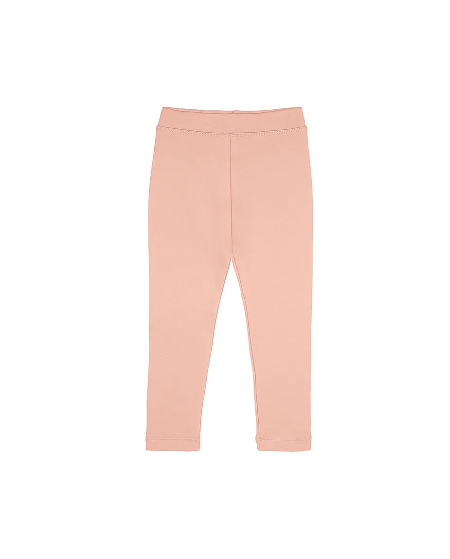 Little Girls Basic Solid Full Length Cotton Soft Legging