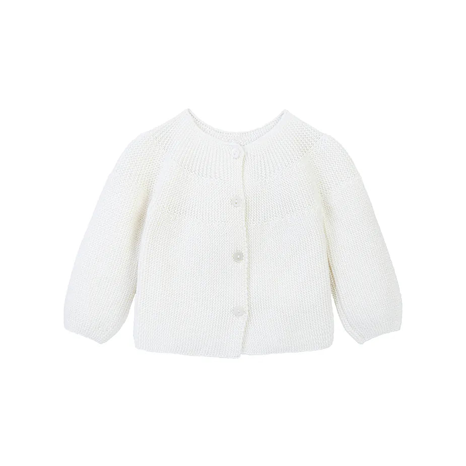 Baby Cotton Blend Chunky Knit Cardigan