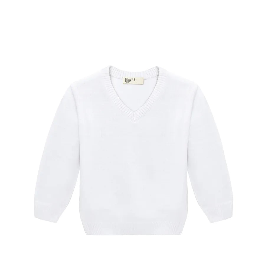 Toddler & Little Boys Classic V-Neck Knit Sweater
