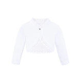 Girls' Bolero Cardigan Shrug Knit Long Sleeve Button Closure