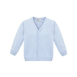 V-Neck Cardigan Sweater for Boys - Featuring Button Closure, Toddler to Youth