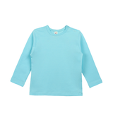 Baby Cotton Long Sleeve Basic Crewneck T-Shirt