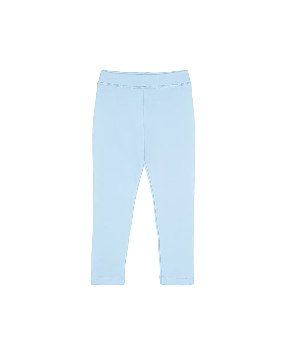 Little Girls Basic Solid Full Length Cotton Soft Legging