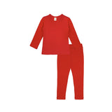 Big Girls Cotton Crewneck Basic T-Shirt & Leggings Set